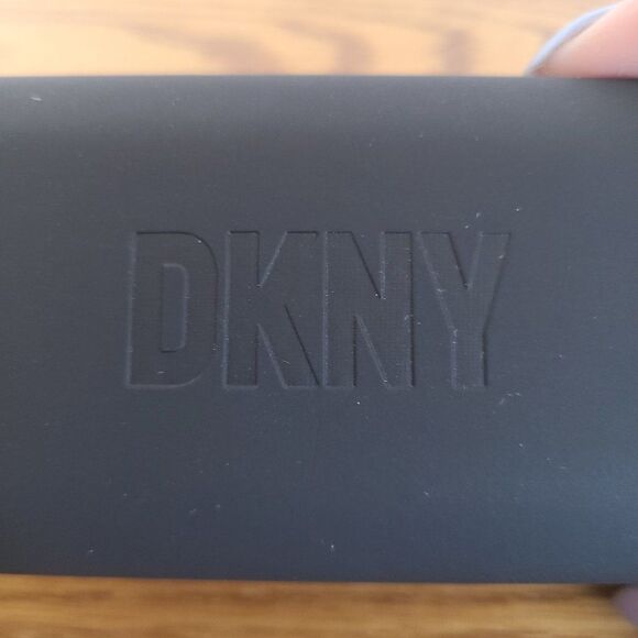 DKNY Black Hard Shell Hinged Glasses Case Replacement Eye Glasses Readers Case - Picture 11 of 11